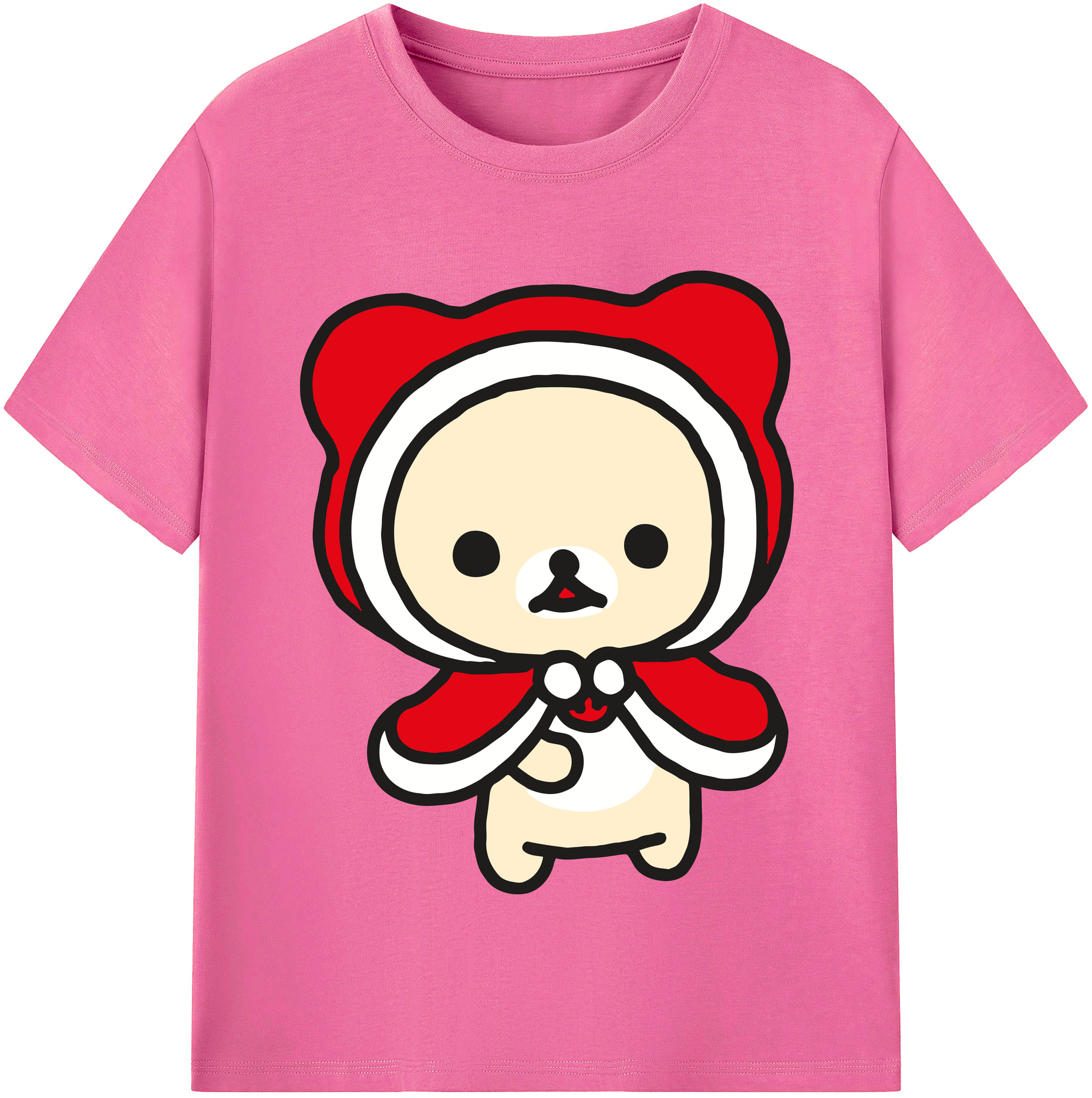 （画像用） リラックマ リラックマ キイロイトリ Rilakkuma Korilakkuma Kiiroitori レディースカジュアルプリントTシャツ（綿100％）